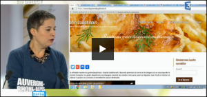 France 3 chronique le seul site Internet entièrement consacré au gratin dauphinois